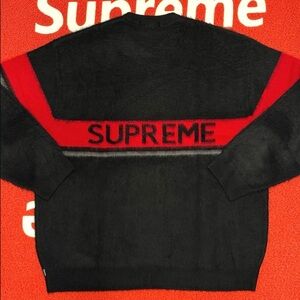 Supreme Brushed Stripe Sweater L